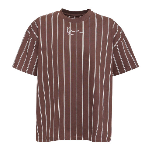 Karl Kani Ανδρική κοντομάνικη μπλούζα Small Signature Essential Pinstripe Tee
